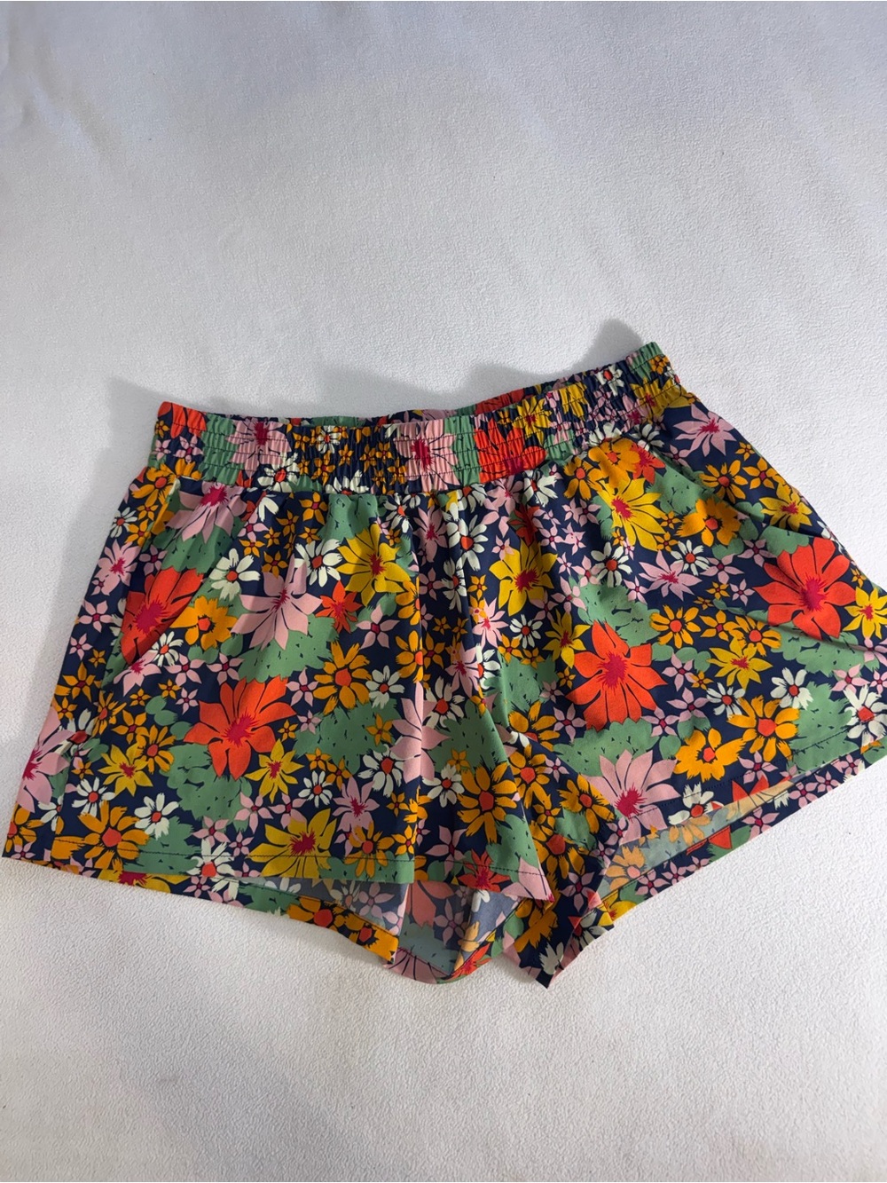 Toad&Co Women’s Floral Pull-On Shorts Size Small Multicolor Fun Boho Cheerful! - Picture 2 of 11